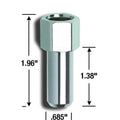 4 Lugnuts Cragar SST 12mm x 1.5 Open End