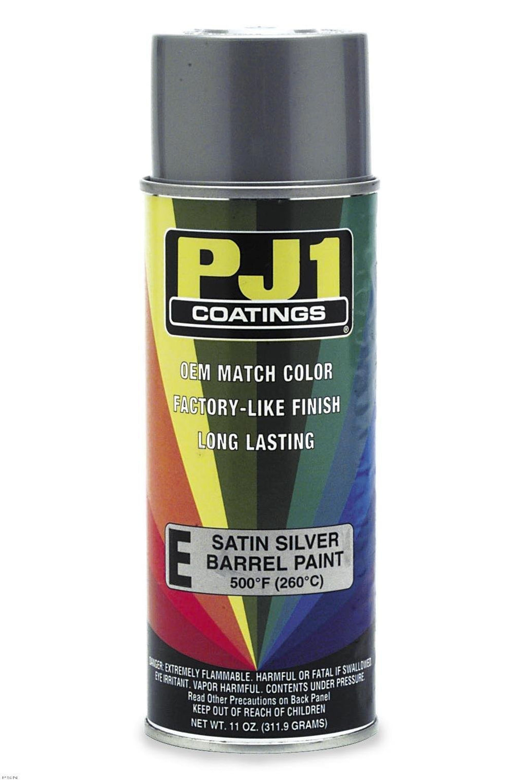 Engine Paint Black Satin 500degF 11oz