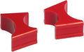 Prothane Universal Shock Reservoir Mounts - 1.5/2.5 Diameter - Red