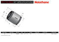 Panhard rod - bushing 2 Shell Bushings 2 Tubes Grease