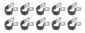 Alum Line Clamp 5/8in 10pk