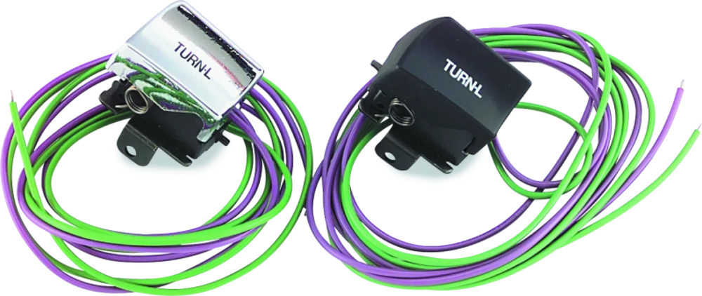 Twin Power 82-95 Big Twin and XL Black Left Turn Signal Switch Replaces H-D 71599-92