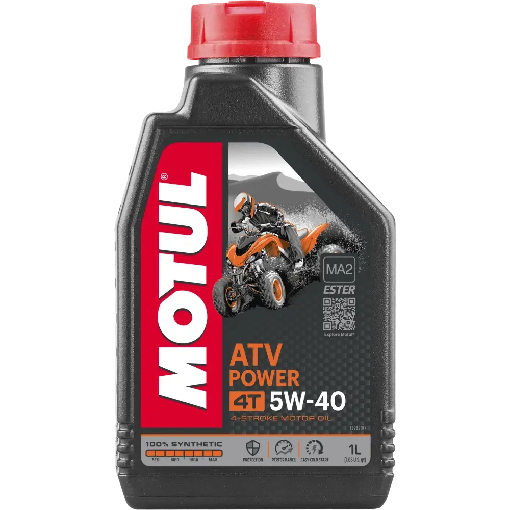 ~(2 lbs. 8X4X2)~ ATV POWER 4T 5W40 12X1L