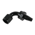 Russell Performance -8 AN 90 Degree Hose End Without Socket - Black