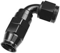04 AN 90 DEGREE PTFE REUSABLE HOSE END BLUE