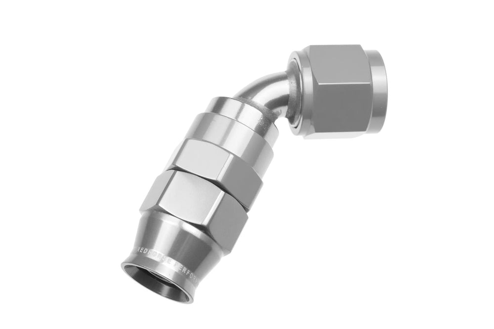 04 AN 60 DEGREE PTFE REUSABLE HOSE END CLEAR
