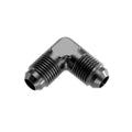 08 MALE 90 DEGREE AN/JIC FLARE ADAPTER BLACK