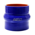 HPS Performance 1 ID 3 Long High Temp 4-ply Reinforced Silicone Hump Coupler Hose Blue (25mm ID 76mm Length)