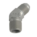 #8 X 1/2MPT 45 ADAPTER CLEAR
