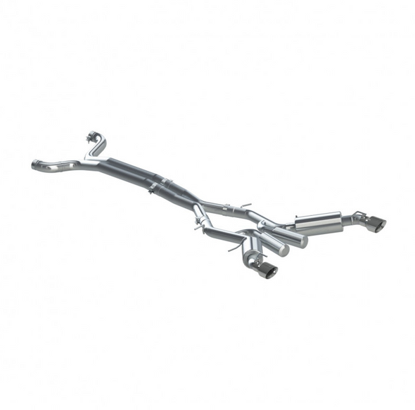MBRP MBRP Aluminized Steel 3 Dual Cat Back Quad Tips (Street Version) S7032AL S7032AL