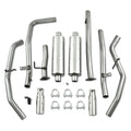 MBRP MBRP Aluminized Steel 2.5 Cat Back Dual Split Rear S5312AL S5312AL
