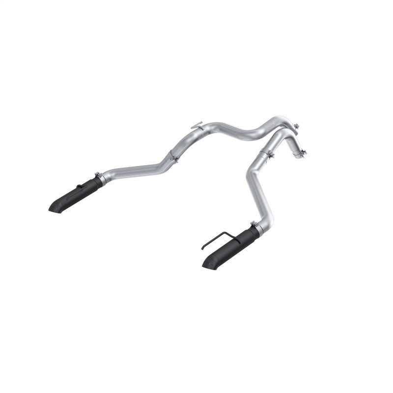 MBRP MBRP 3 Cat Back Dual Split Rear Race Version 4 tips Black S7270BLK S7270BLK