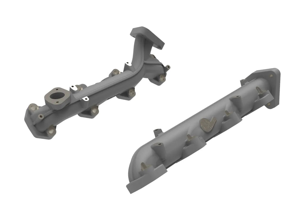 aFe BladeRunner Ported Ductile Iron Exhaust Manifold Ford Diesel Trucks 15-19 V8-6.7L (td)