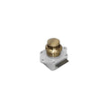 PUSH BUTTON RIM LATCH POLISHED BRAS