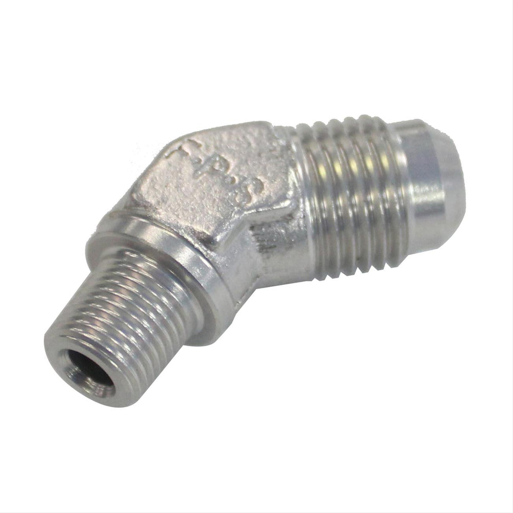 #6 X 1/8 MPT 45 ADAPTER CLEAR