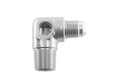 08 AN MALE TO 3/8 IN NPT MALE ADAPTER WITH 1/8 IN NPT PORT90DEGCLEAR