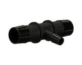 Gates Tee Reducer Connector - 3/4in Ends to 3/8in Tee (19mm Ends to 9.5mm Tee)