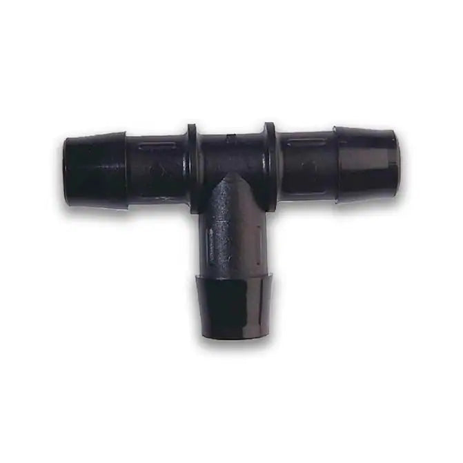 Gates Tee Reducer Connector - 3/4in Ends to 3/8in Tee (19mm Ends to 9.5mm Tee)