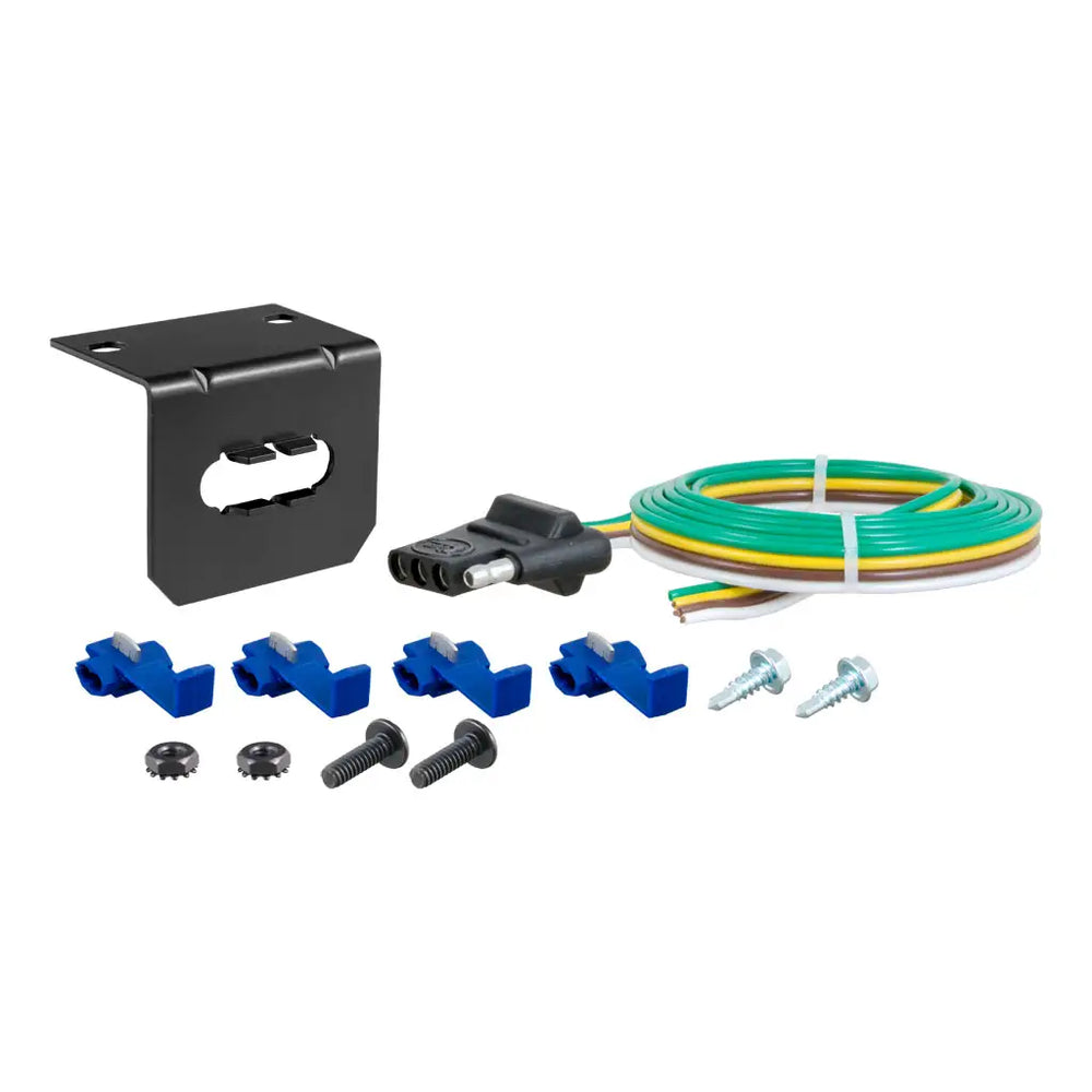 4WAY FLAT CONNECTOR SOCKET MOUNTING BRACKET & SOCKET KIT