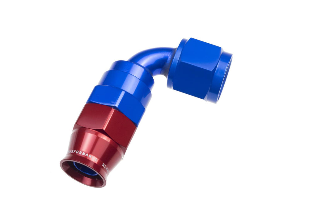 08 AN STRAIGHT PTFE REUSABLE HOSE END BLUE