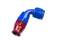 08 AN STRAIGHT PTFE REUSABLE HOSE END BLUE
