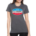 RED/WHITE/BLUE FRONT LOGO WOMEN'S SHIRT