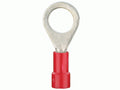 RED VINYL RING TERMINAL 22-18 GAUGE 3/8 INCH PACKAGE OF 100