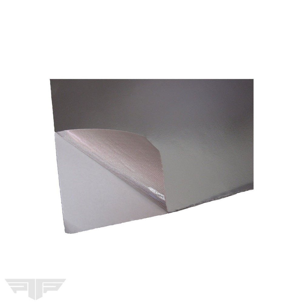PTP Turbo Blankets Aluminum / Silica Adhesive Thermal Barrier Sheet (12in x 12in)