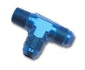 Russell Performance -3 AN to 1/8in NPT Flare to Pipe Tee On Run Fitting