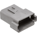 NAMZ Deutsch DT Series 12-Wire Receptacle & Wedgelock - Gray (HD 72129-94GY)