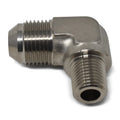 Russell Performance -6 AN to 1/4in NPT 90 Degree Flare to Pipe Adapter (Endura)