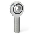 QA1 N Series Injection Molded Rod End - Male/Right Hand - .75in Bore x 3/4-16 - Carbon Steel