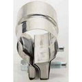Band Clamp: 2 1/4 diameter lap joint; stainless