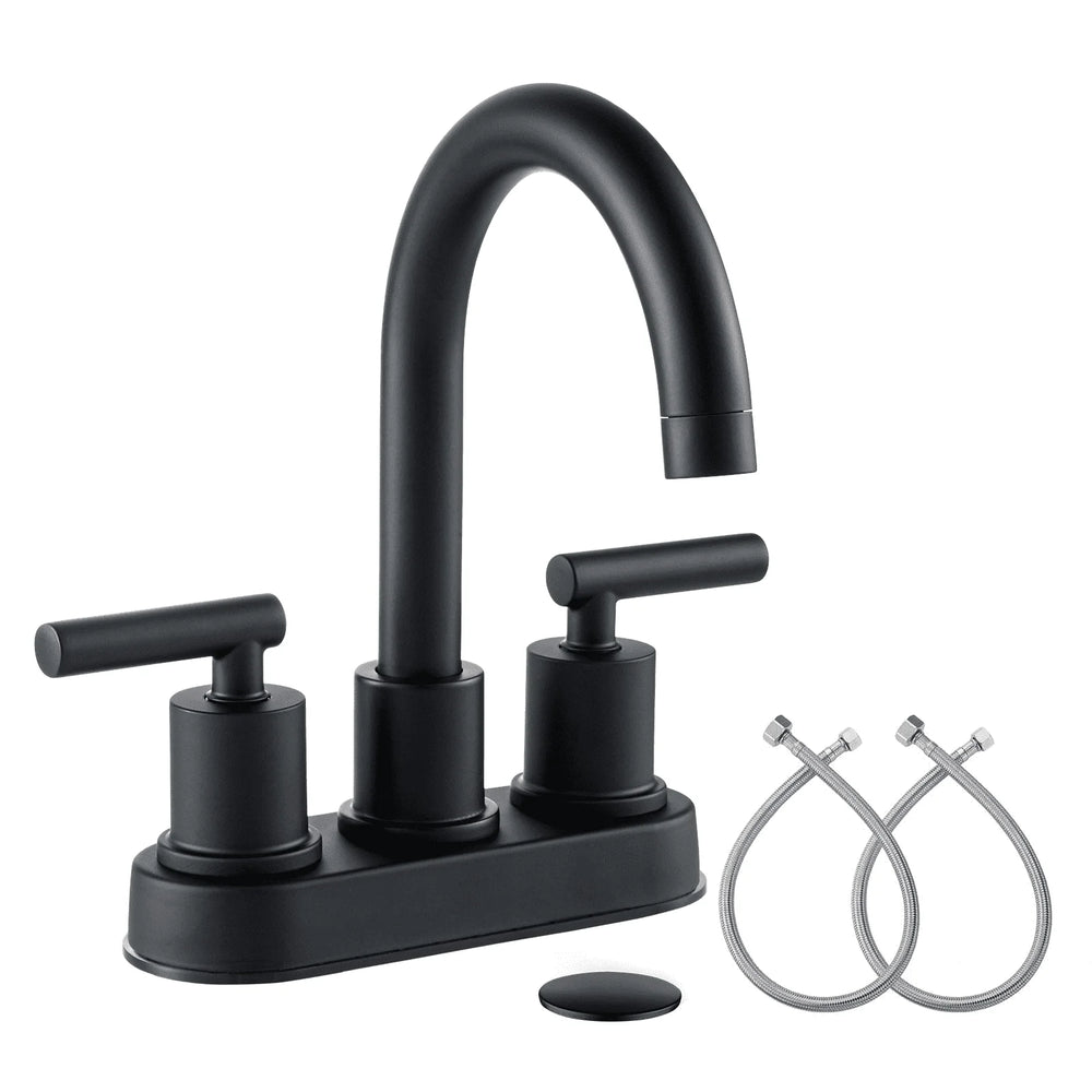 4IN DECK FAUCET WHITE #203