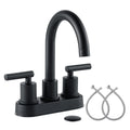 4IN DECK FAUCET WHITE #203
