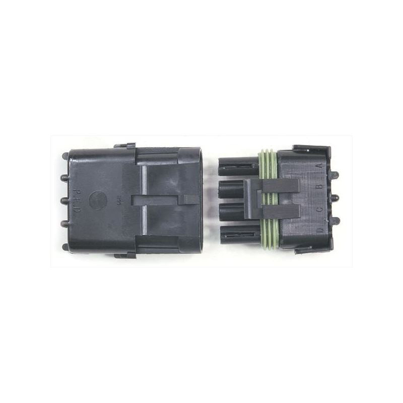 4 PIN WEATHER PACK CONNECTOR 5PK