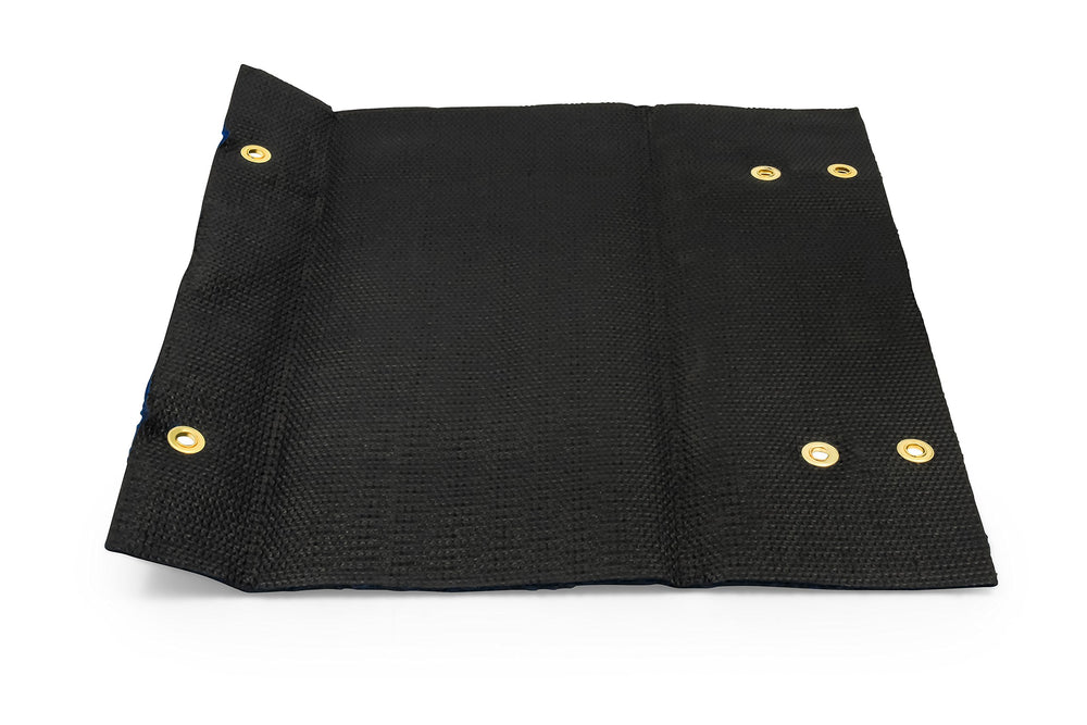 STEP RUG PREMIUM POLY. SINGLE RIB W/UV&TPE 17.5INX 18IN BLUE