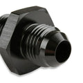 Aluminum Tube Adapter -6 AN Male AN To 3/8 Inch Tubing Black 6061 Aluminum Tube Adapter Mr Gasket