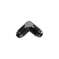 06 MALE 90 DEGREE AN/JIC FLARE ADAPTER BLACK