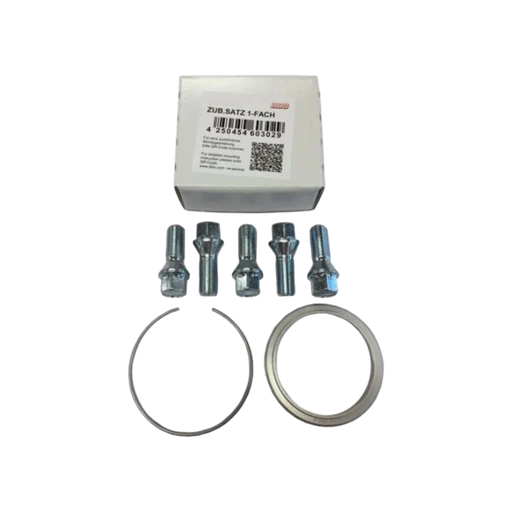 BBS PFS KIT - Audi / VW - Includes 82mm OD - 57mm ID Ring / 82mm Clip / Lug Bolts