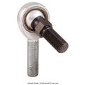 QA1 H Series 3-Pc Rod End - Male/Left Hand - .19in Bore x 1/4-28 w/Stud - Alloy Steel
