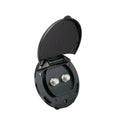 COMPACT ENCLOSURE DUAL CABLE BLACK