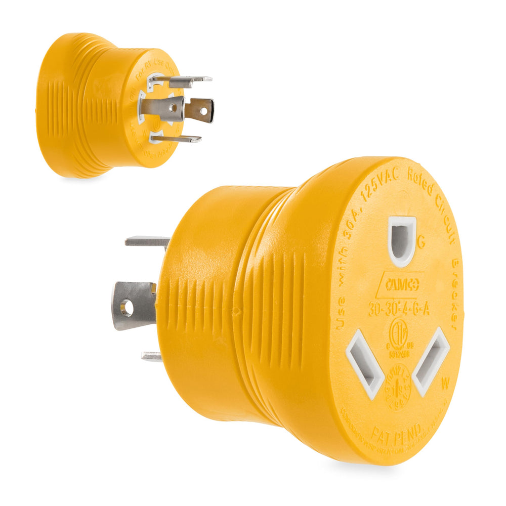 30M/30F AMP POWERGRIPGENERATORADPT 4 PRONG 125V/3750WCCSAUS