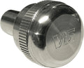 UPR 94-04 Mustang Flat Headlight Knob V6 Logo - Satin 1004-09