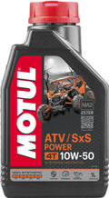 Motul 1L ATV-SXS POWER 4-Stroke Engine Oil 10W50 4T - Case of 12