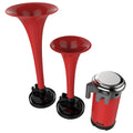 AIR HORN RED 164/216MM 2 PIPES