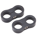 Russell Hose Separator For -12 Braided Hose Red Anodize (2 Pack)