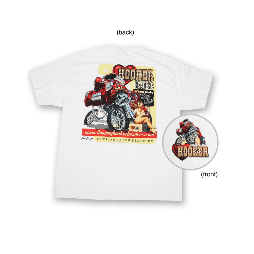 HOOKER WILLYS SHIRT (WHITE) XXX-LARGE