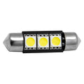 Oracle 37MM 4 LED 3-Chip Festoon Bulbs (Pair) - Cool White