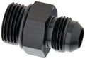 08 MALE TO 10 ORING PORT ADAPTER (HIGH FLOW RADIUS ORB) BLACK